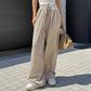 🌞Summer Sale 50% OFF🔥Women's Casual Vertical Stripe Drawstring Pants
