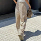 🌞Summer Sale 50% OFF🔥Women's Casual Vertical Stripe Drawstring Pants