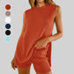 🌞Summer Sale 50% OFF🔥Women's Summer Sleeveless Knit Tops and Shorts 2-Piece Outfits