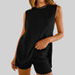 🌞Summer Sale 50% OFF🔥Women's Summer Sleeveless Knit Tops and Shorts 2-Piece Outfits