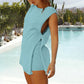 🌞Summer Sale 50% OFF🔥Women's Summer Sleeveless Knit Tops and Shorts 2-Piece Outfits