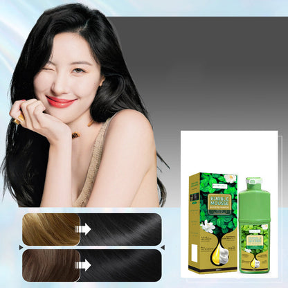 🥳💞68K+ SOLD💇‍♀️💈Long-Lasting Plant-Based Bubble Mousse Hair Dye Shampoo, Gentle At-Home Gray Hair Coverage🛡️👍