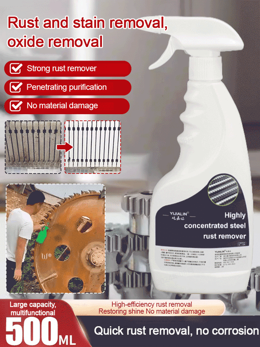 🔥Last Day Sale 60% OFF⏰ ⚙️Highly concentrated rust remover for steel & iron👍