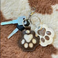 💖 Leather keychain to remember your pet 🐾 Keep the memory close to you always