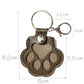 💖 Leather keychain to remember your pet 🐾 Keep the memory close to you always