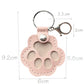 💖 Leather keychain to remember your pet 🐾 Keep the memory close to you always
