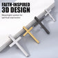 ✝️Metal Jesus Christ Cross Badge Stickers|3D Cross Self-Adhesive Car Scratch Cover Sticker