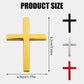 ✝️Metal Jesus Christ Cross Badge Stickers|3D Cross Self-Adhesive Car Scratch Cover Sticker
