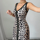 💃2025 New Arrival🔥Women's Leopard Print V-Neck Dress