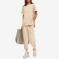 🔥49%  OFF Hat Sale🔥Women’s Casual Loose Fit Two-Piece T-Shirt & Pants Tracksuit Set