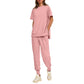 🔥49%  OFF Hat Sale🔥Women’s Casual Loose Fit Two-Piece T-Shirt & Pants Tracksuit Set