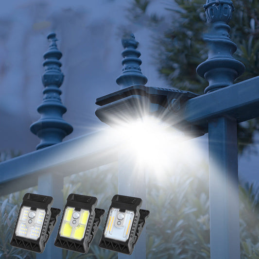 🔥Buy More Save More🔥🌿💡☀️Solar Clip Light with Motion Sensor🏡✨Perfect for Gardens, Balconies And Patios!