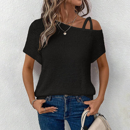 ✨2025 New Arrivals👚Women's Asymmetric One-Shoulder Top