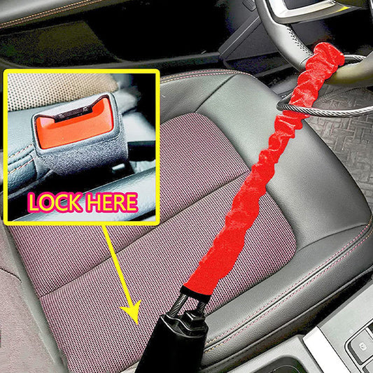 🚗🔐Car Steer Wheel Lock Rope✨