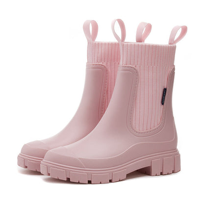 🔥49% OFF✨Waterproof Non-Slip Thick Sole Mid-Calf Boots