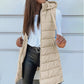 🔥50% OFF🔥Women’s Zip-Up Long Puffer Vest