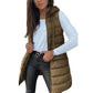 🔥50% OFF🔥Women’s Zip-Up Long Puffer Vest