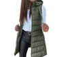 🔥50% OFF🔥Women’s Zip-Up Long Puffer Vest
