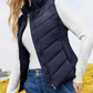 🩷 Hot Sale 49% OFF🩷Women Sleeveless Zip Up Stand Collar Quilted Vest with Pocket