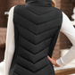 🩷 Hot Sale 49% OFF🩷Women Sleeveless Zip Up Stand Collar Quilted Vest with Pocket