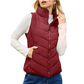 🩷 Hot Sale 49% OFF🩷Women Sleeveless Zip Up Stand Collar Quilted Vest with Pocket