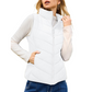 🩷 Hot Sale 49% OFF🩷Women Sleeveless Zip Up Stand Collar Quilted Vest with Pocket