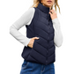 🩷 Hot Sale 49% OFF🩷Women Sleeveless Zip Up Stand Collar Quilted Vest with Pocket