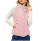 🩷 Hot Sale 49% OFF🩷Women Sleeveless Zip Up Stand Collar Quilted Vest with Pocket