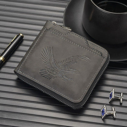 🎅 HOLIDAY HAUL SALE💳Men's Eagle Embossed Wallet🎁