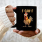 🐓🐦‍⬛🍵F-Caw-F Funny Chicken Mug🎁