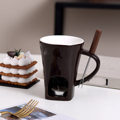 🍫🫕Ceramic Chocolate Fondue Mug🎁