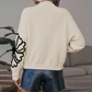 🔥Limited-time offer: 50% off☀️Women’s Floral Mock Neck Long Sleeve Sweater