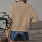 🔥Limited-time offer: 50% off☀️Women’s Floral Mock Neck Long Sleeve Sweater