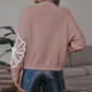 🔥Limited-time offer: 50% off☀️Women’s Floral Mock Neck Long Sleeve Sweater