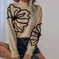🔥Limited-time offer: 50% off☀️Women’s Floral Mock Neck Long Sleeve Sweater
