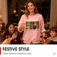🎄Retro 1950s Christmas Sweatshir🎅Women's Casual Fashion Christmas Top