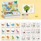 🔥Limited Sale 60%OFF🔥Magnetic Face Dress-Up Puzzle: Double-Sided Travel Game