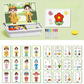 🔥Limited Sale 60%OFF🔥Magnetic Face Dress-Up Puzzle: Double-Sided Travel Game
