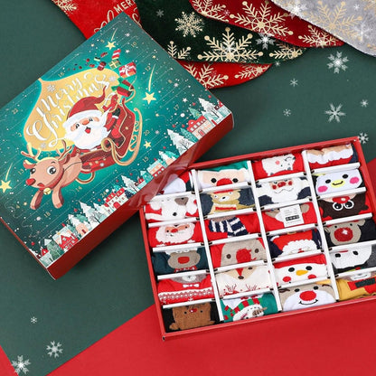 🧦24 Pairs of Christmas Socks Advent Calendar