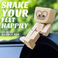 🔥🤖Charming Little Wooden Figure That Sways with 12PCS Expressions🎁