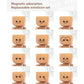 🔥🤖Charming Little Wooden Figure That Sways with 12PCS Expressions🎁