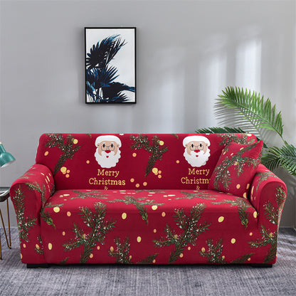 🛋️🎅🎄Christmas-Full-wrapped Universal Stretch Sofa Cover