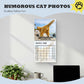 🔥Hot Sale 50% OFF⏳🐱🗓️2026 Funny Cat Wall Calendar🎁