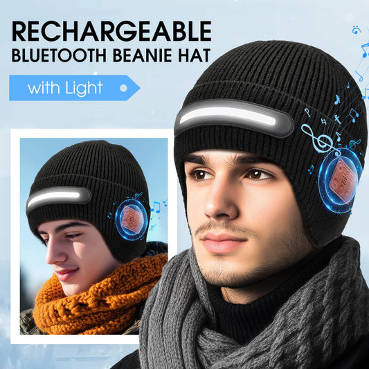 🎧❄️Rechargeable Bluetooth Beanie Hat with Light🎁
