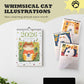 🗓️🐱2026 Cat-Themed Vertical Wall Calendar🎁
