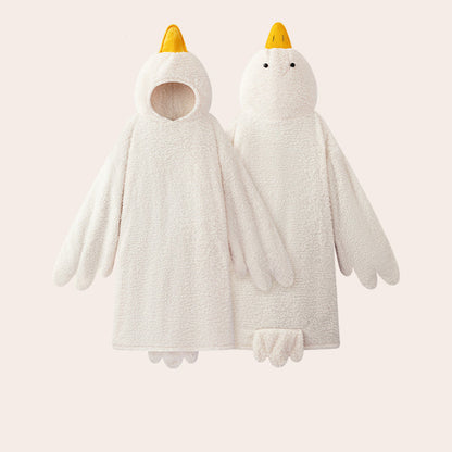 🪿🦢Unisex Funny Goose Hooded Robe🎁