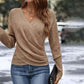 🎅 HOLIDAY HAUL SALE✨Women's Elegant Casual V-Neck Knit Top🎁