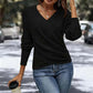🎅 HOLIDAY HAUL SALE✨Women's Elegant Casual V-Neck Knit Top🎁