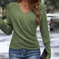 🎅 HOLIDAY HAUL SALE✨Women's Elegant Casual V-Neck Knit Top🎁