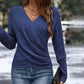 🎅 HOLIDAY HAUL SALE✨Women's Elegant Casual V-Neck Knit Top🎁